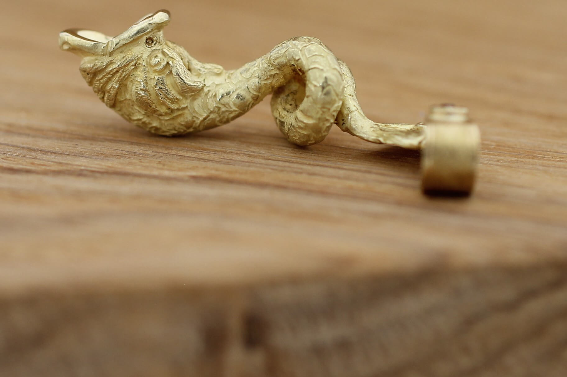gold fish pendant