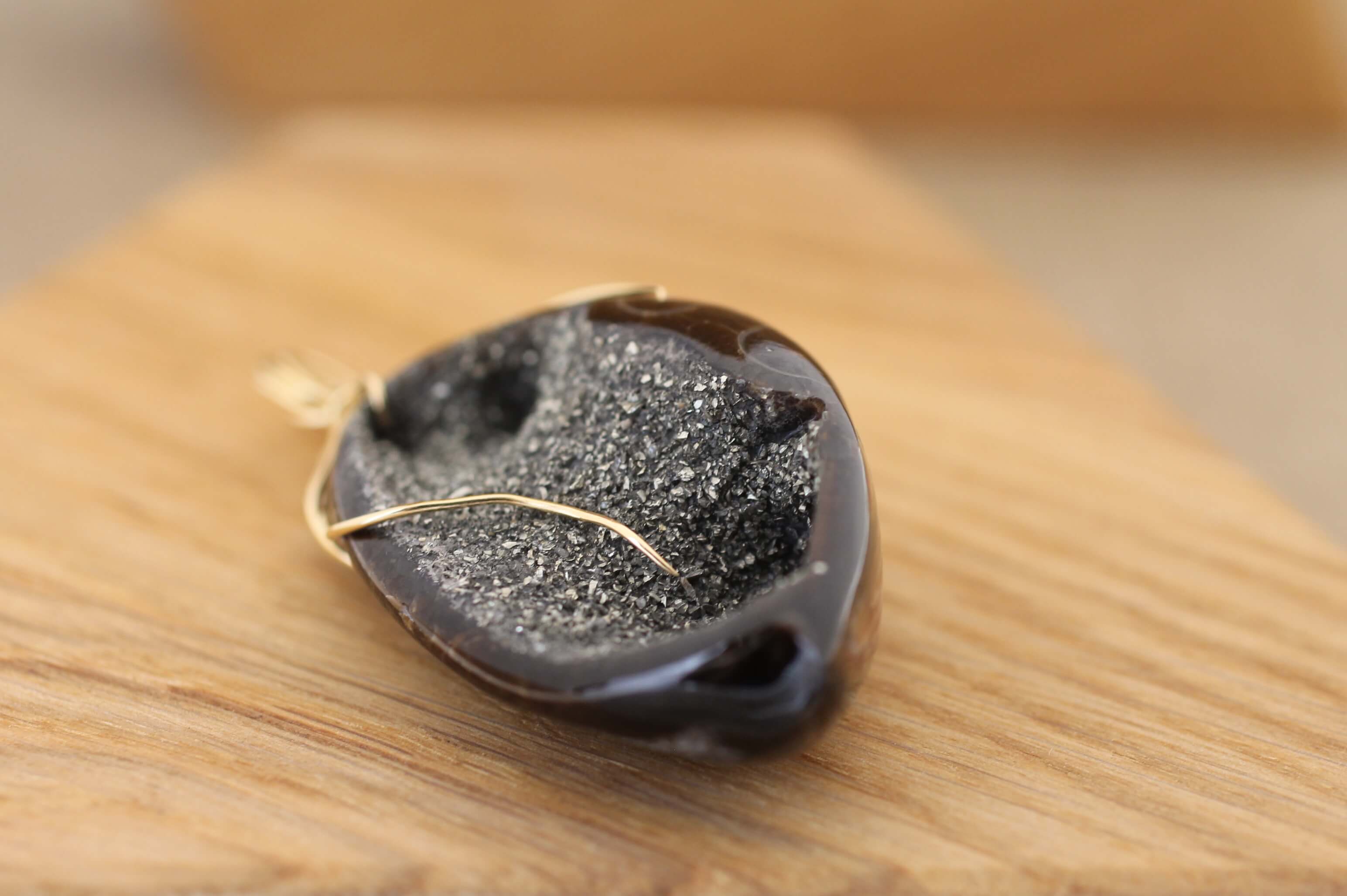 Ammonite Gold Pendant